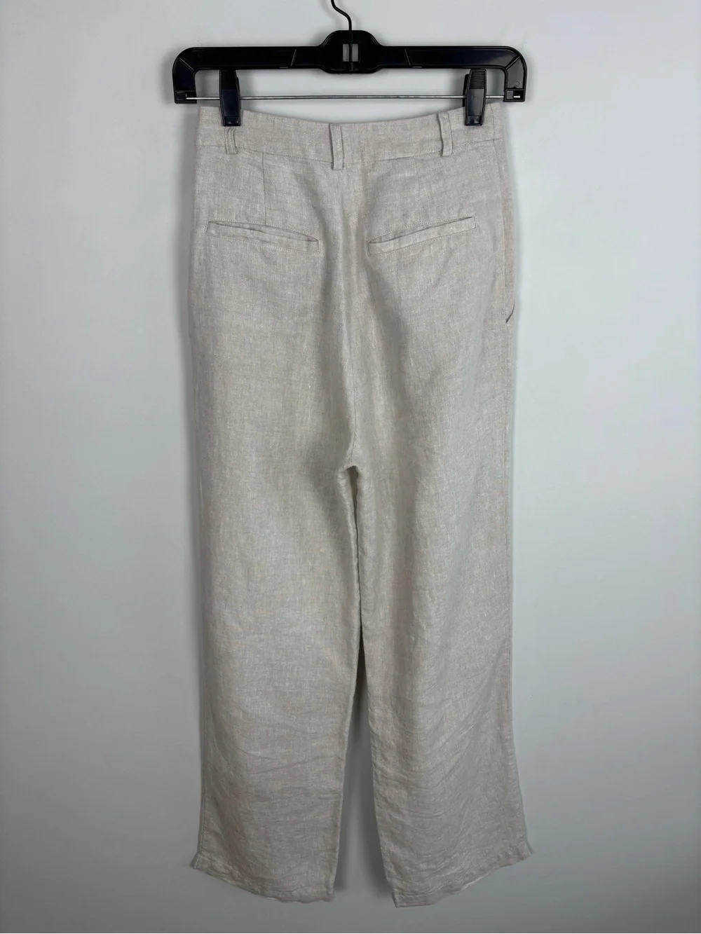 Reformation Mason Linen Pant in Oatmeal Size 0